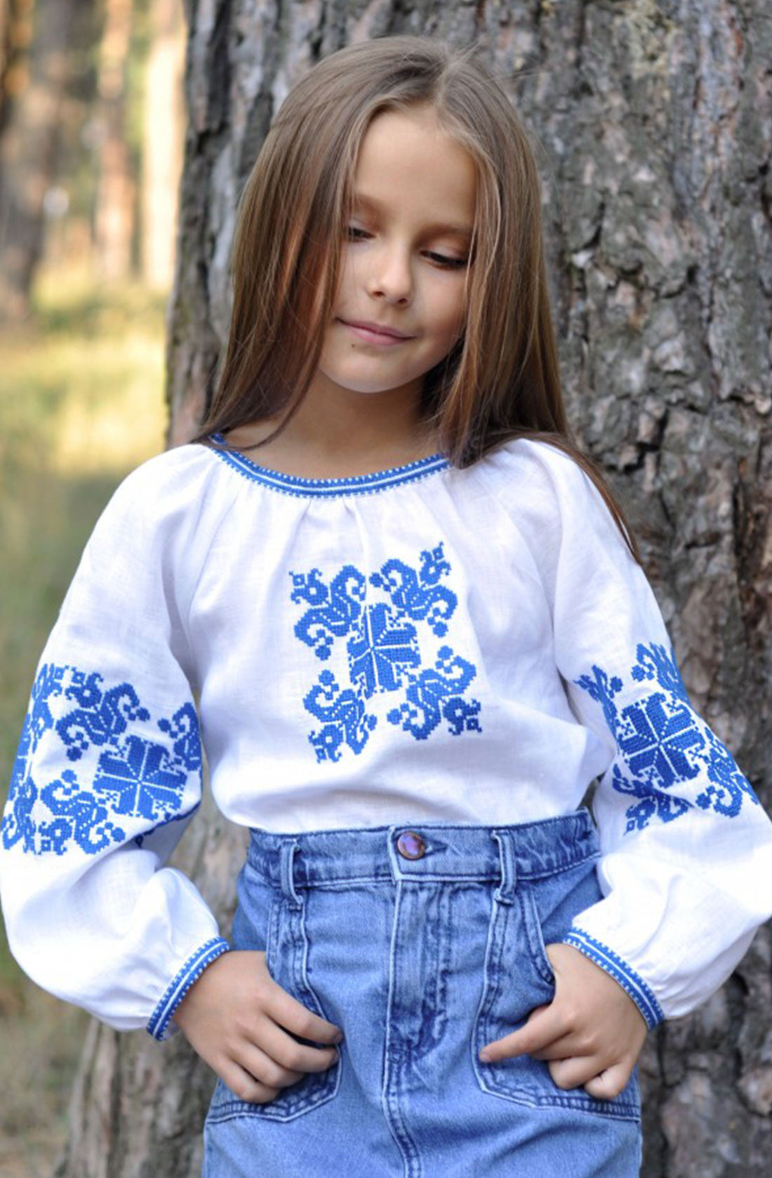 Embroidered shirts for girls
