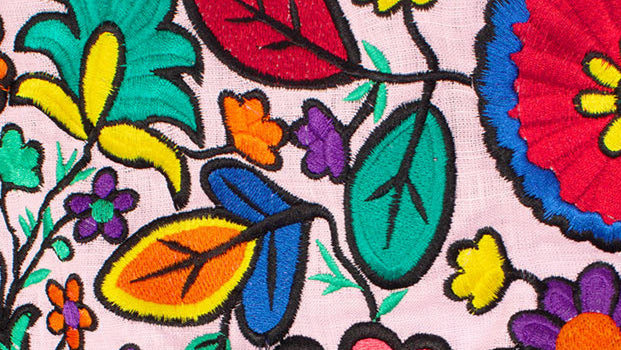 Лавандова вишиванка "Буковинські Квіточки"