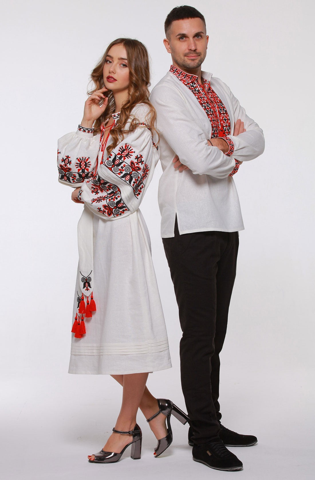 2KOLYORY Stylish Mother-Daughter Embroidery Dresses: Bereginia Collection - Ornament Store