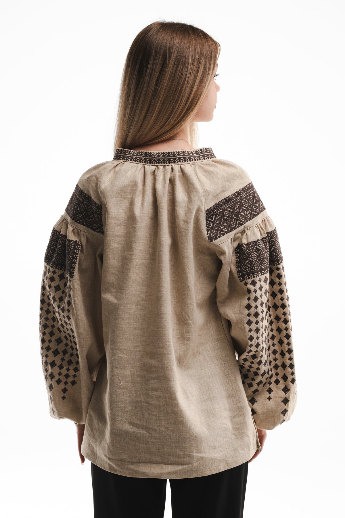 Gray Embroidery With Tomashpil Ornament