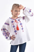 2KOLYORY Embroidered Dress and Embroidered Shirt: A Mother-Daughter Set - Ornament Store