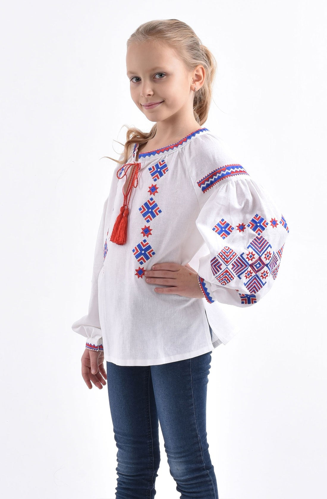 2KOLYORY Embroidered Dress and Embroidered Shirt: A Mother-Daughter Set - Ornament Store