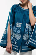 Boho Style Embroidery Turquoise 