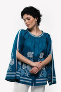 Boho Style Embroidery Turquoise 