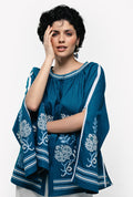 Boho Style Embroidery Turquoise 