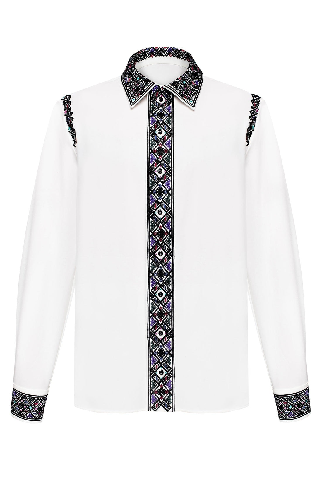 CHERNIKOVA Classic shirt with embroidery