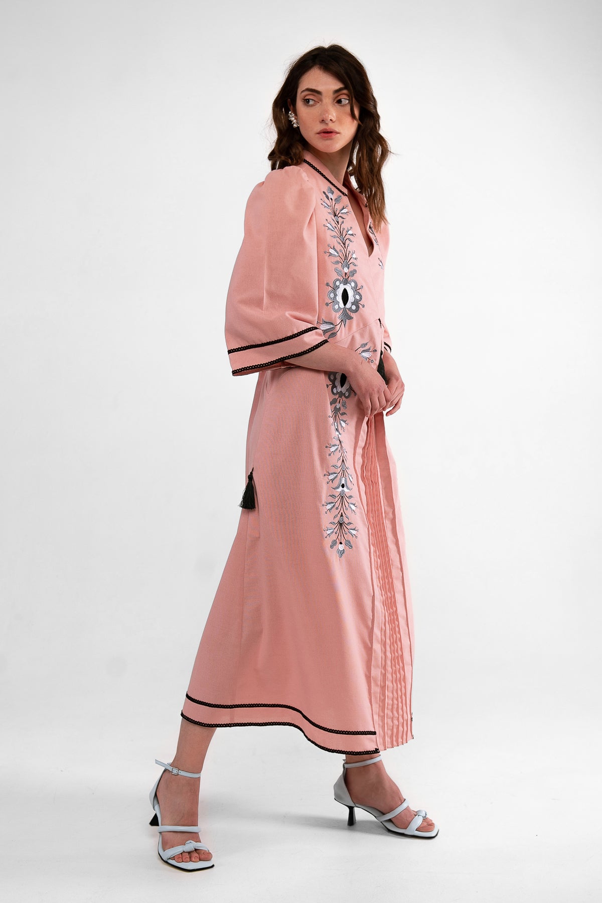 Embroidered Dress "Lozova" Ornament