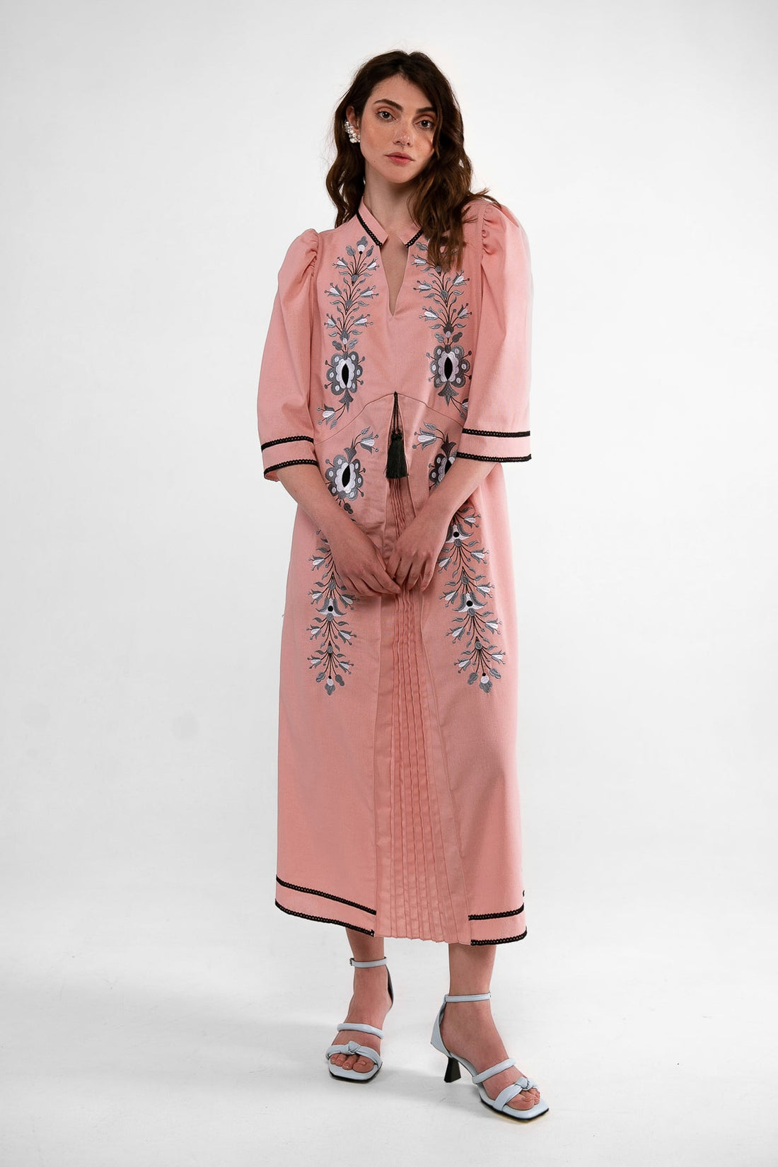 Embroidered Dress "Lozova" Ornament