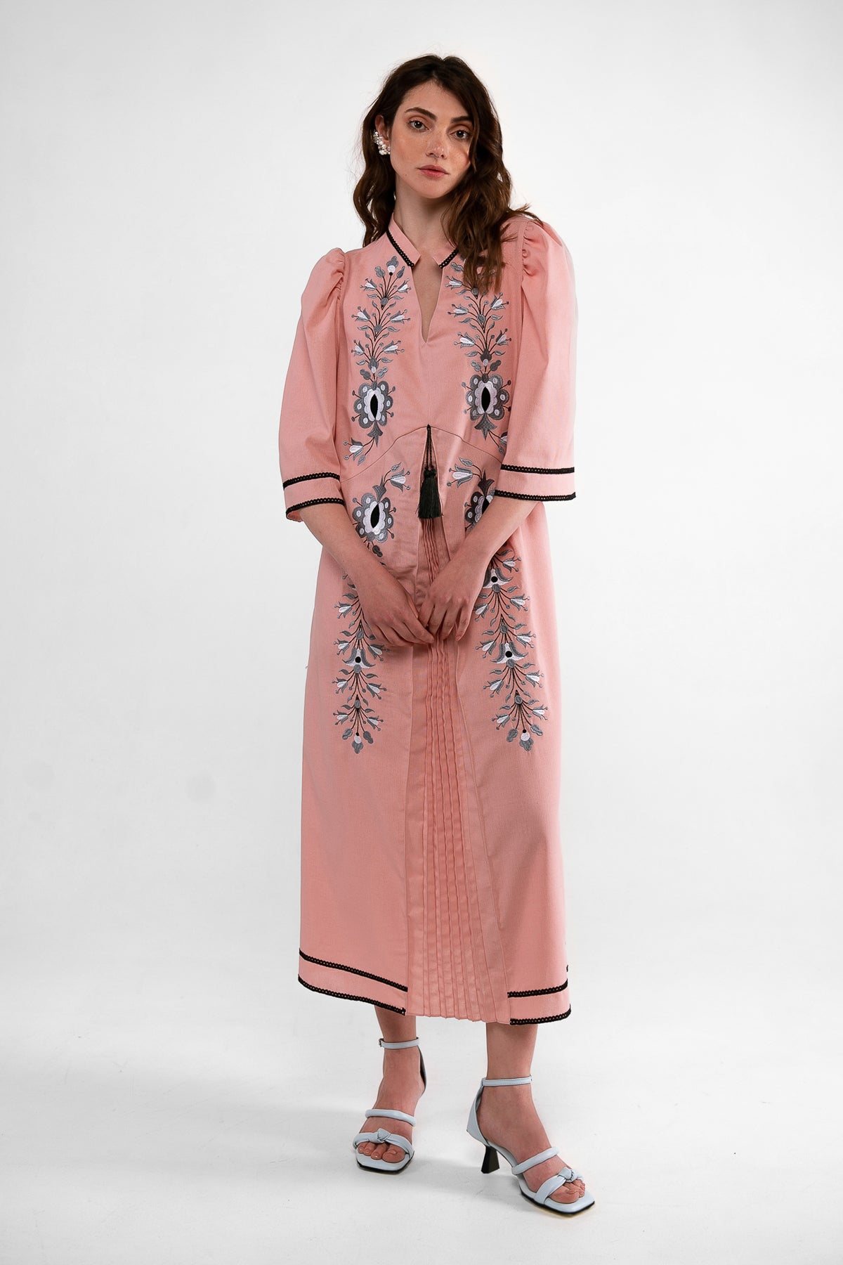 Embroidered Dress "Lozova" Ornament