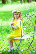 Embroidered Dress With Ukrainian Symbols Ornament