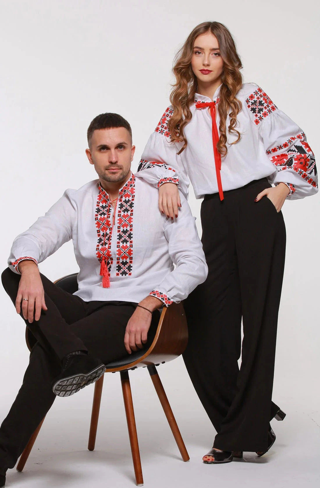 Embroidered Shirt "Kvity Zori" Ornament