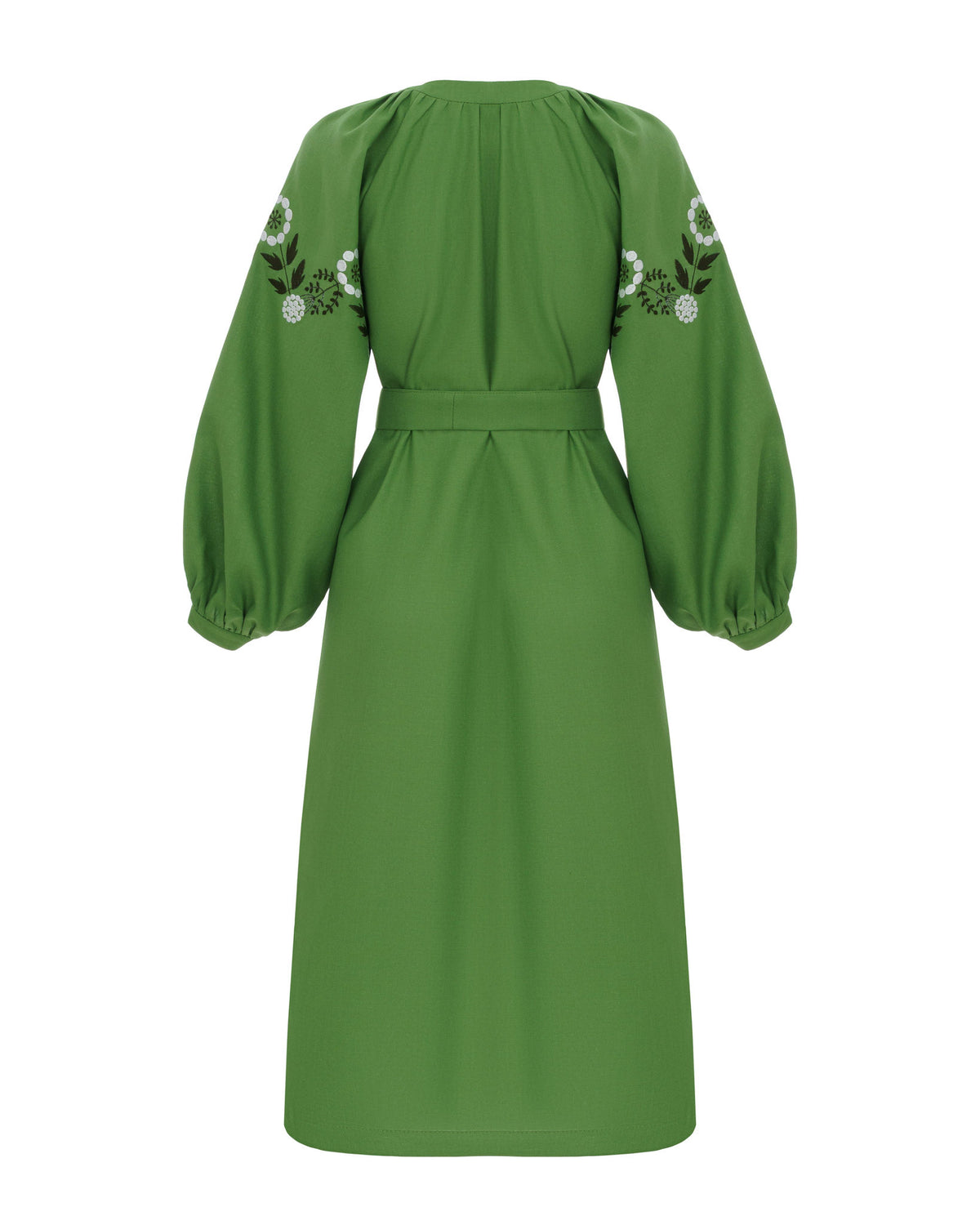 Ethnic Dress With Flower Motif Ornament