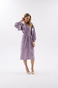 Lilac Dress With Delicate Embroidered Detail Ornament
