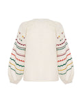 Milk Embroidery With Bright Ethnic Ornaments Ornament