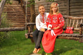 Red Embroidered Dress For a Girl Ornament