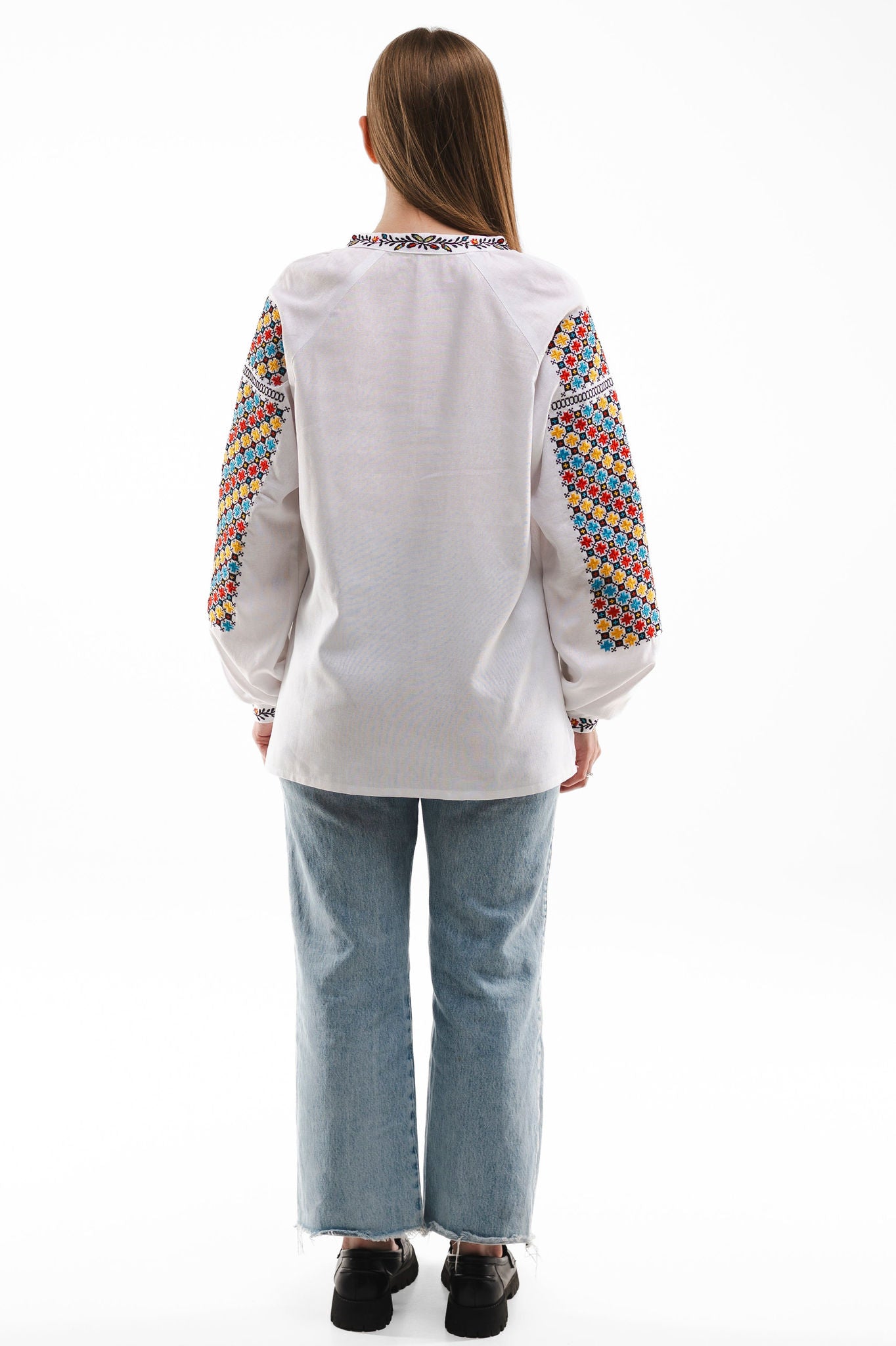 Traditional White Embroidery Of The Sokal Region Ornament