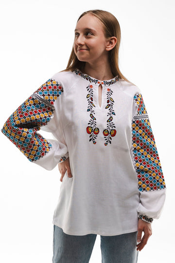 Traditional White Embroidery Of The Sokal Region Ornament