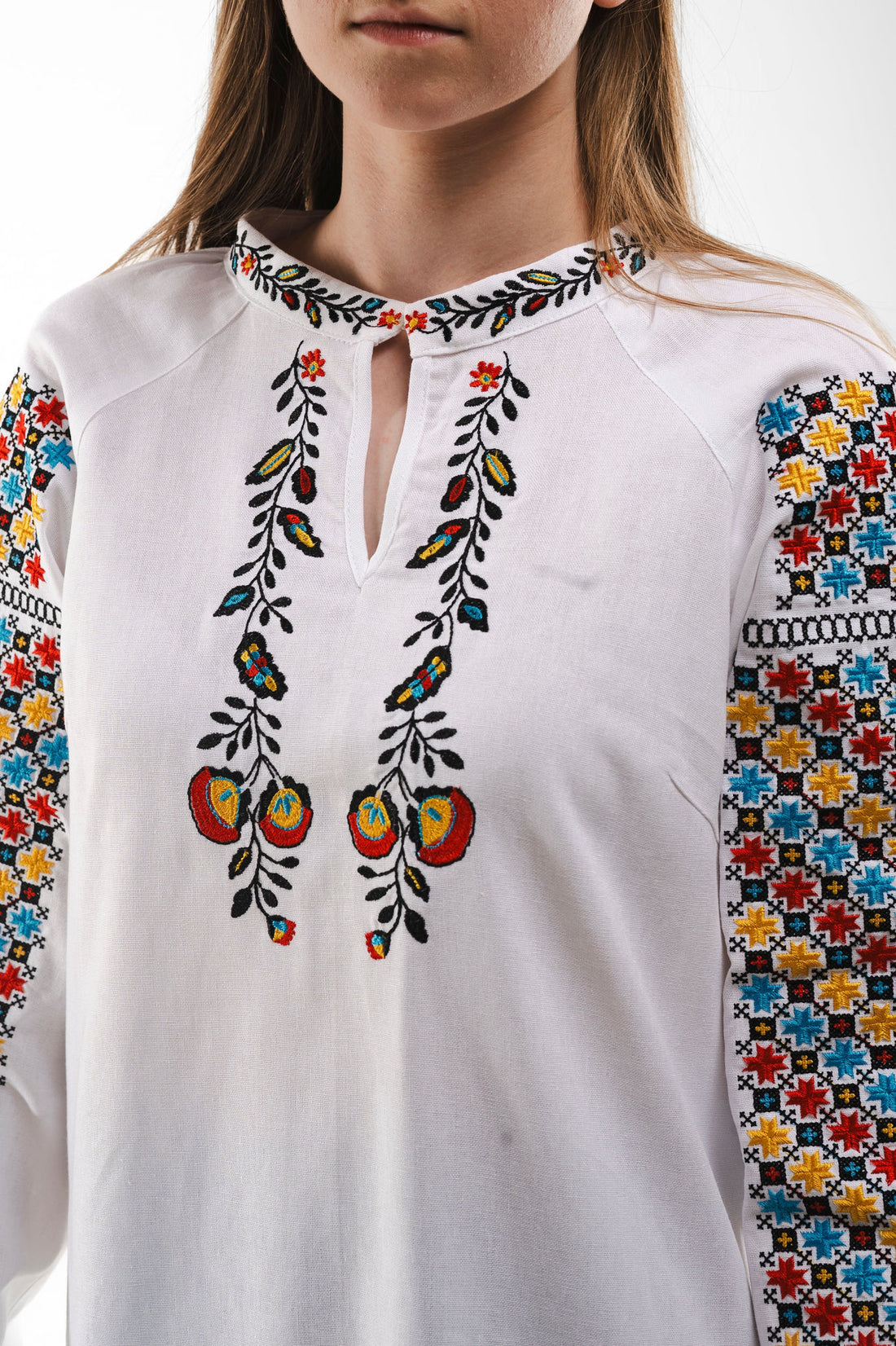 Traditional White Embroidery Of The Sokal Region Ornament