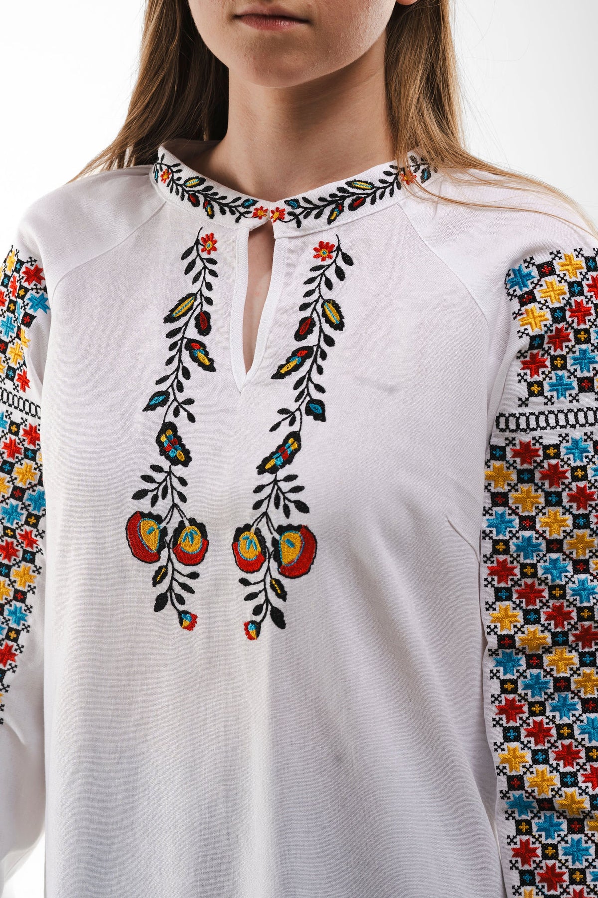 Traditional White Embroidery Of The Sokal Region Ornament