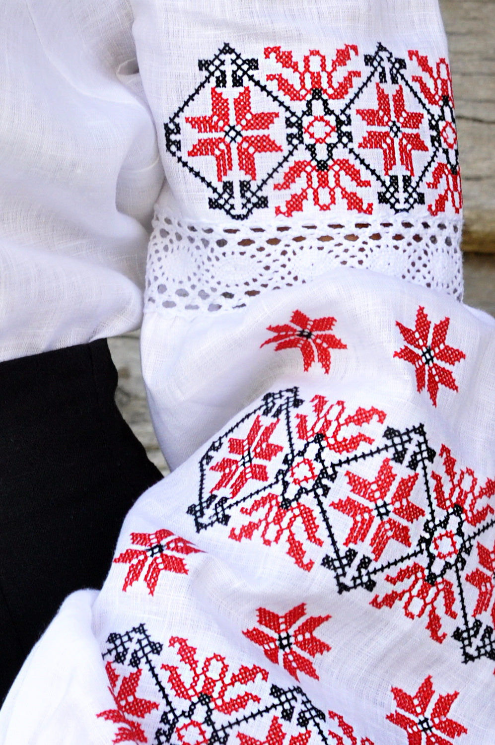 Women's Vyshyvanka with Traditional Ukrainian Ornament Ornament